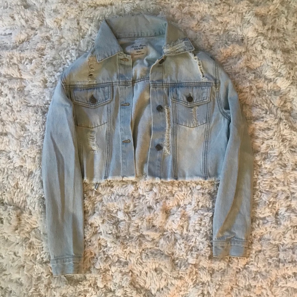 Cropped Denim Jacket